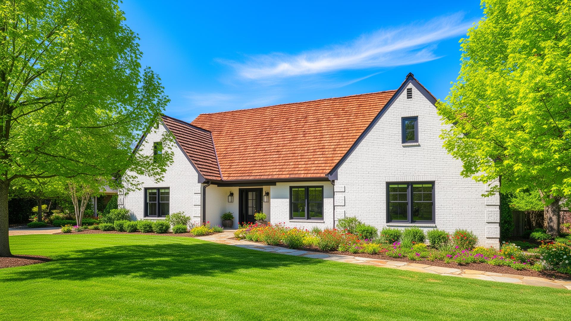 Birmingham, AL home with sparkling clean windows after professional cleaning
